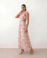 Giedre | Lace-Up A-Line Midi Dress