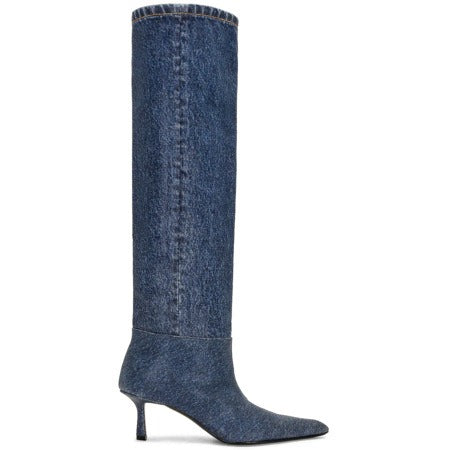 Women Slim High Heel Luxury Knee High Boots Fashion Comfortable Round Toe Stiletto Long Boots