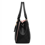 SMOOZA Women Messenger New Tide Female Top-handle Bag Girls Simple Shoulder Bags Fashion Women Handbags For Lady Totes