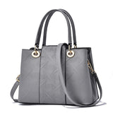 Newposs Women Bag Vintage Casual Tote Top-Handle Women Messenger Bags Shoulder student Handbag Purse Wallet Leather New