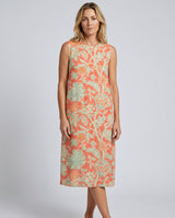 Anovia | Sleeveless Floral Midi Dress