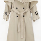 Casual Double-Breasted Windproof Trench Coat for Women