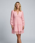 Ada | Vintage Lace-Trim Midi Dress