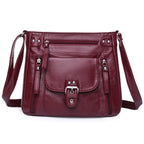Designer Handbag Women Shoulder Bag Pu Leather Crossbody Messenger Bag High Quality Leather Tote Bag for Woman Casual Purses