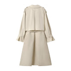 Casual Double-Breasted Windproof Trench Coat for Women