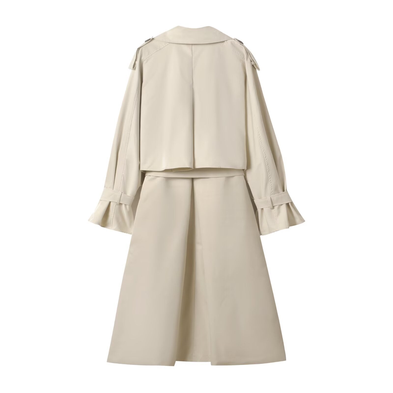Casual Double-Breasted Windproof Trench Coat for Women