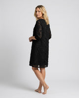 Avenzia | Floral V-Neck Midi Dress