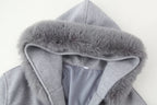 Women's Casual Wool Blend Coat Versatile Outerwear