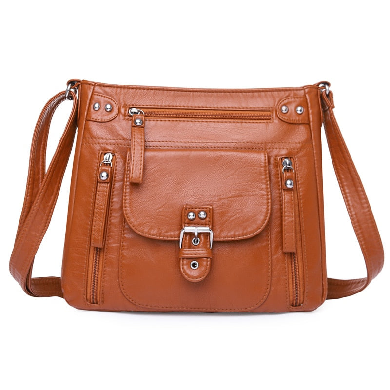 Designer Handbag Women Shoulder Bag Pu Leather Crossbody Messenger Bag High Quality Leather Tote Bag for Woman Casual Purses