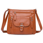 Designer Handbag Women Shoulder Bag Pu Leather Crossbody Messenger Bag High Quality Leather Tote Bag for Woman Casual Purses