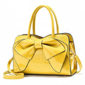 Fashion Women Handbags Tassel PU Leather Totes Bag Top-handle Embroidery Bag Shoulder Bag Lady Simple Style Crocodile Pattern
