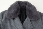Women's Casual Wool Blend Coat Versatile Outerwear