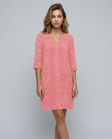 Avenzia | Floral V-Neck Midi Dress