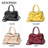 Fashion Women Handbags Tassel PU Totes Bag Top-handle Embroidery Bag Shoulder Bag Lady Simple Style Crocodile Pattern