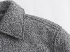Women's Short Wool Blend Jacket Coat