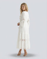 Eloise | Floral Lace Midi Dress