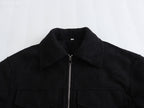 Women's Short Wool Blend Jacket Coat