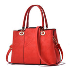 Newposs Women Bag Vintage Casual Tote Top-Handle Women Messenger Bags Shoulder student Handbag Purse Wallet Leather New