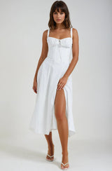Catherine | Corset Midi Party Dress