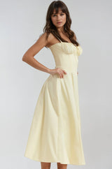 Catherine | Corset Midi Party Dress