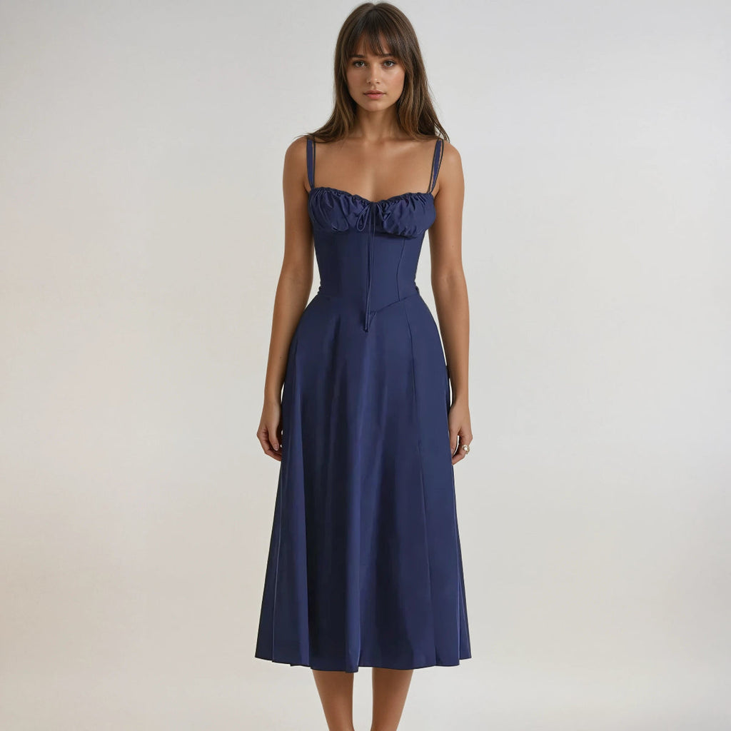 Catherine | Corset Midi Party Dress