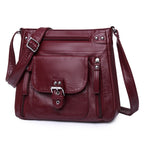 Designer Handbag Women Shoulder Bag Pu Leather Crossbody Messenger Bag High Quality Leather Tote Bag for Woman Casual Purses