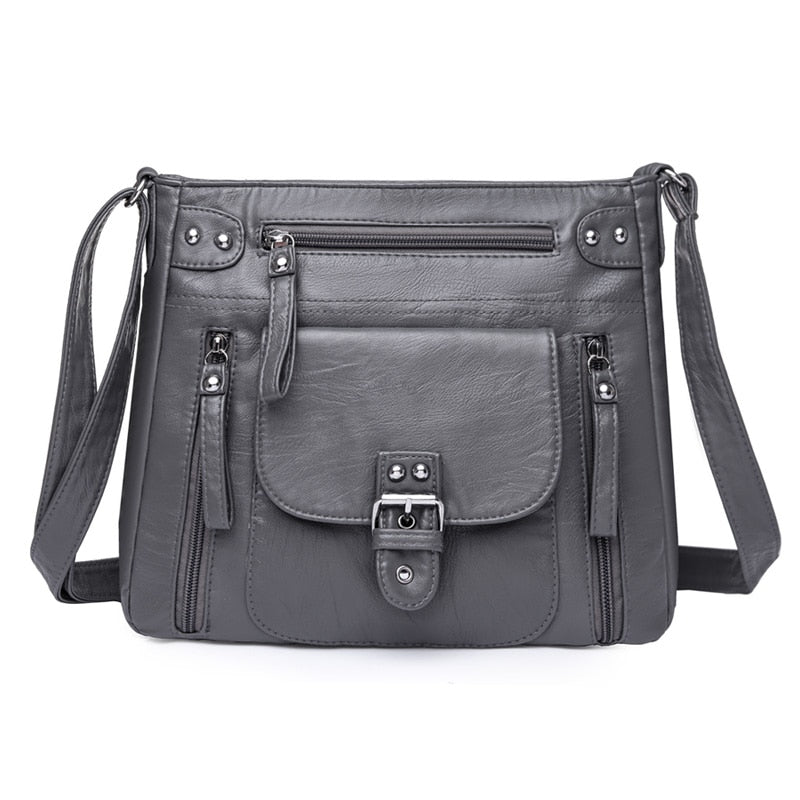 Designer Handbag Women Shoulder Bag Pu Leather Crossbody Messenger Bag High Quality Leather Tote Bag for Woman Casual Purses