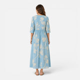 Emilia | Floral Print Lightweight Midi Dress