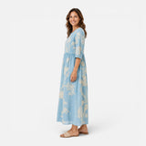 Emilia | Floral Print Lightweight Midi Dress