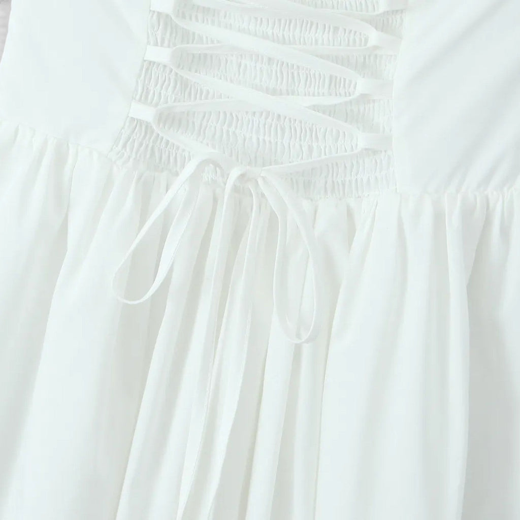 Ruby | Halter Neck Corset Backless Fit & Flare Midi Dress