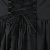 Ruby | Halter Neck Corset Backless Fit & Flare Midi Dress