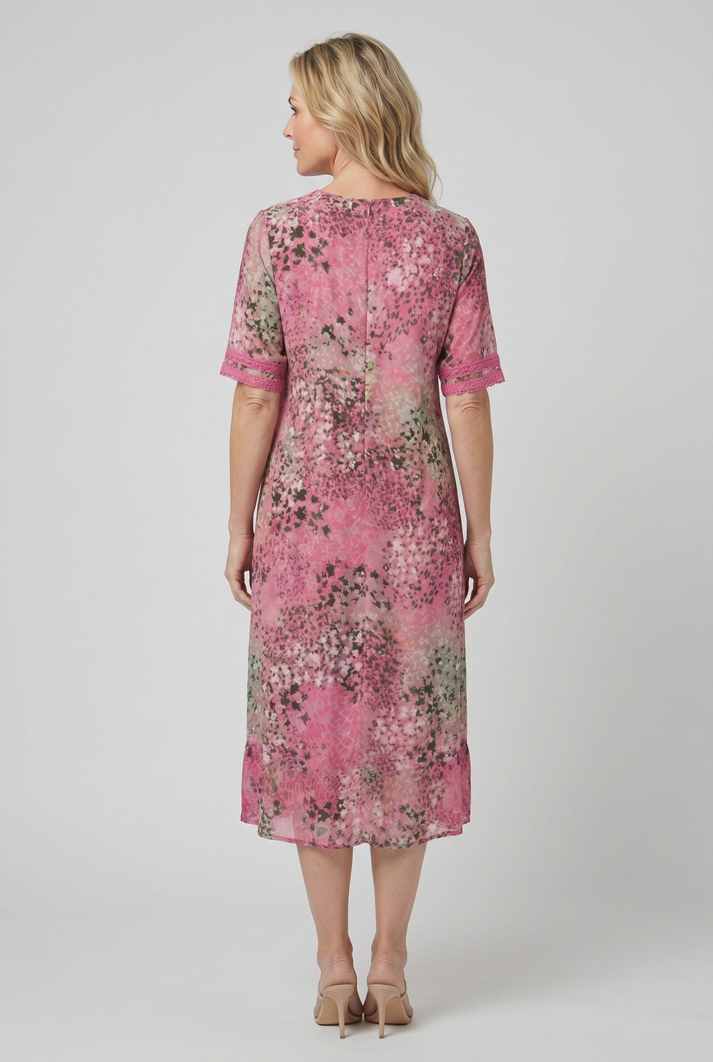 Mira | Relaxed Floral Pocket Midi Dress
