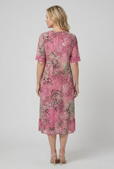 Mira | Relaxed Floral Pocket Midi Dress