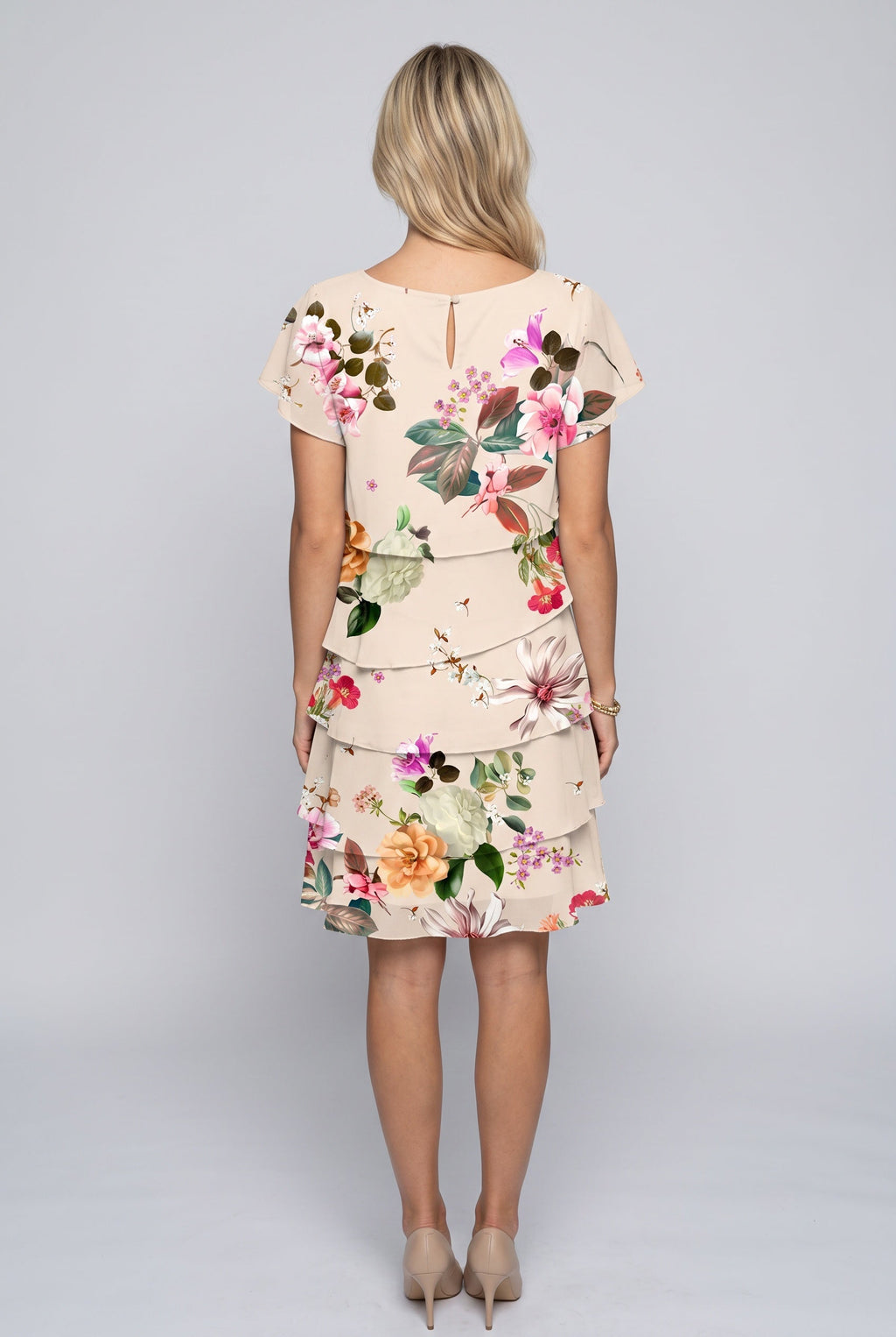 Dalia | Floral Tiered Mini Dress