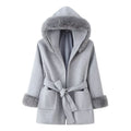 Women's Casual Wool Blend Coat Versatile Outerwear
