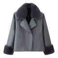 Women's Casual Wool Blend Coat Versatile Outerwear