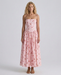Elinor | Midi Sundress with Lace-Up Back