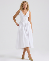 Neva | Corset Sundress with V-Neckline