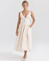 Neva | Corset Sundress with V-Neckline