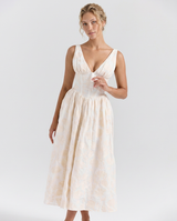 Neva | Corset Sundress with V-Neckline
