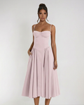 Odette | Corset Midi Cocktail Dress