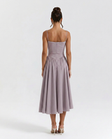 Odette | Corset Midi Cocktail Dress
