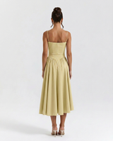 Odette | Corset Midi Cocktail Dress