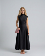 Cleo | High-Low Structured Midi Dress