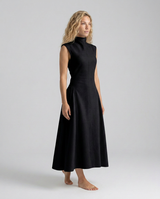 Cleo | High-Low Structured Midi Dress