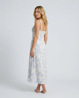 Fleurina | Floral Sweetheart Midi Dress