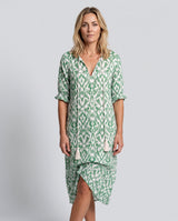 Sienna | Boho Floral Print Midi Dress