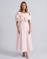Margot | Off-Shoulder Floral Midi Dress