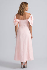 Margot | Off-Shoulder Floral Midi Dress