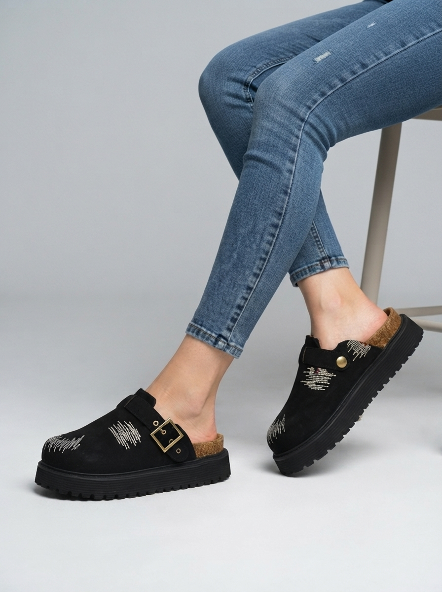 Round Toe Platform Loafers